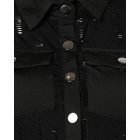 Turn-down Collar Hollow Out Button Down Shirt Top