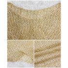 2 Piece Hollow-out Pullover Top Inner Tank Open-Knit Sweater Blouse Set