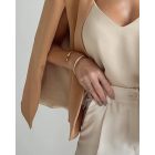 Open Front Shoulder Padded Cape Blazer Coat