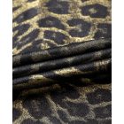Jacquard Leopard Pattern Metallic O-neck Tank Top