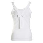 Lip Letter Figure Print Backless Casual Top