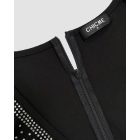 Chiffon Long Sleeve V-Neck Bodycon Dress Rhinestone Decor Mini Dress