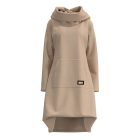 High Neck Long Sleeve Sweatshirt Casual Dress