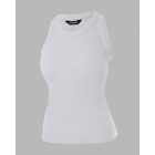 O-Neck Knit Sleeveless Basic Slim Fit Tummy Control Tank Casual Top