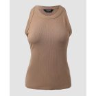 3-Pack Knit Round Neck Thick Strap Racerback Tank Tops