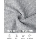 Long Sleeve Top Button Down Slim Fit Tops Crewneck Ribbed Knit Shirt