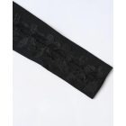 Butterfly Lace Pattern Long Sleeve Top Crewneck Hollow Out Slim Fit Shirt Top