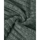 Chain Decor Buttoned Ribbed Tank Top