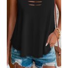 Buckled Ladder Cutout Tank Top