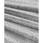 Crewneck Long Sleeve Ribbed Top Half Zipper Design Casual Pullover Tops