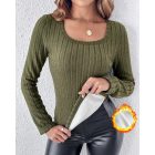 ChicMe Built-in Bra Ribbed Round Neck Tank Top