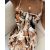 Marble Print Chain Strap Bodycon Dress