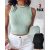 3 Piece Crewneck Racerback Ribbed Tank Tops Summer Basic Sleeveless Slim Fit Rib-knit Crop Tops